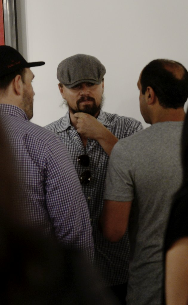 Leonardo DiCaprio seen at the Art Basel exhibition in Miami